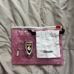 Glossier Cellphone Keychain